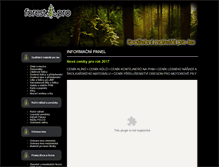 Tablet Screenshot of forestpro.cz
